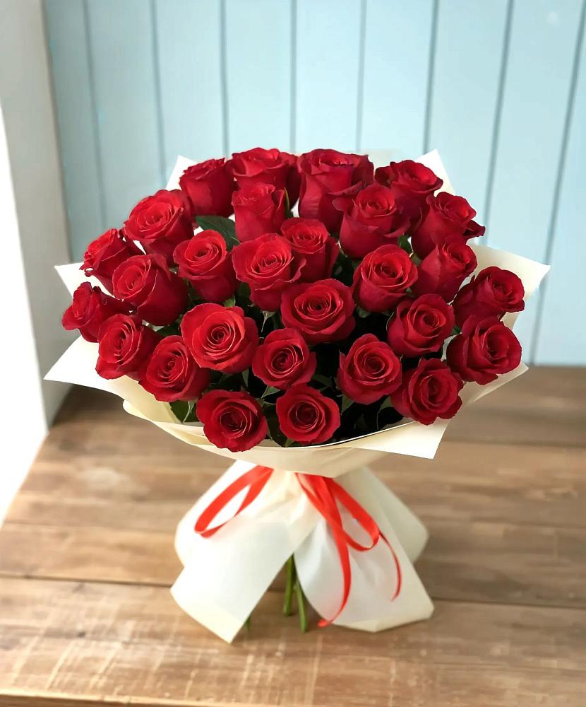 Букет 29 Красных роз в Верхнее Мячково