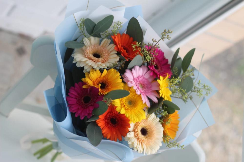 Букет цветов из: Герберы в Верхнее Мячково