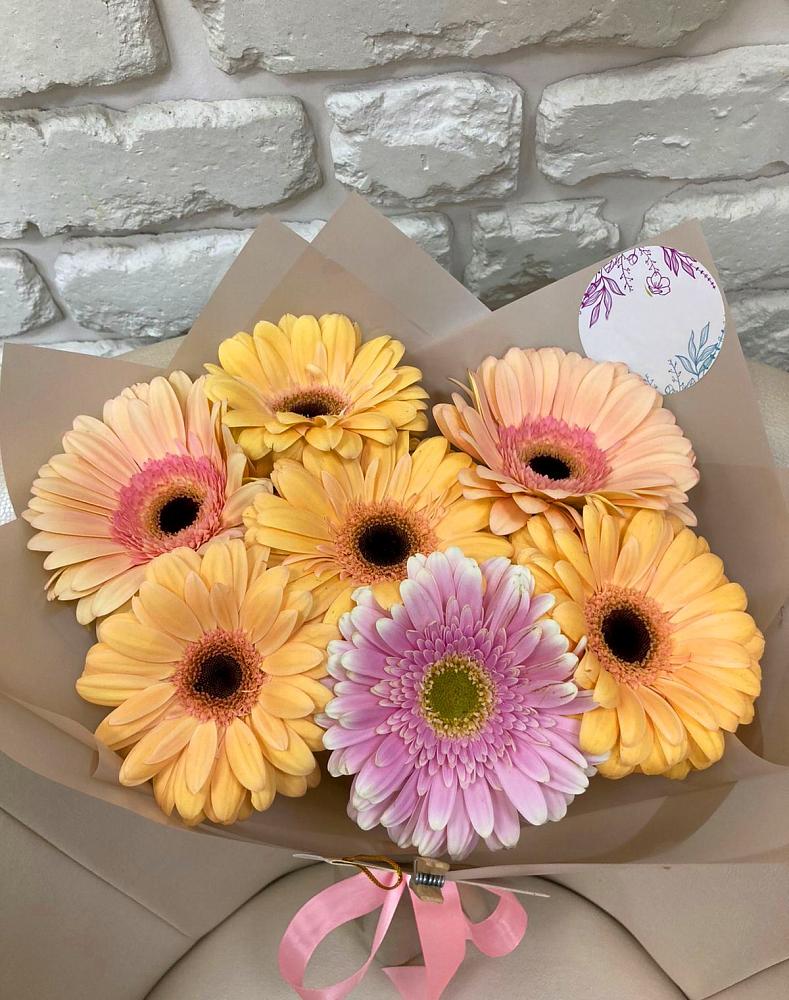 Букет цветов из: Герберы в Верхнее Мячково