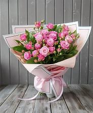 Букет Розовый кустик в Верхнее Мячково