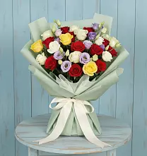 Букет цветов из:  Розы в Верхнее Мячково
