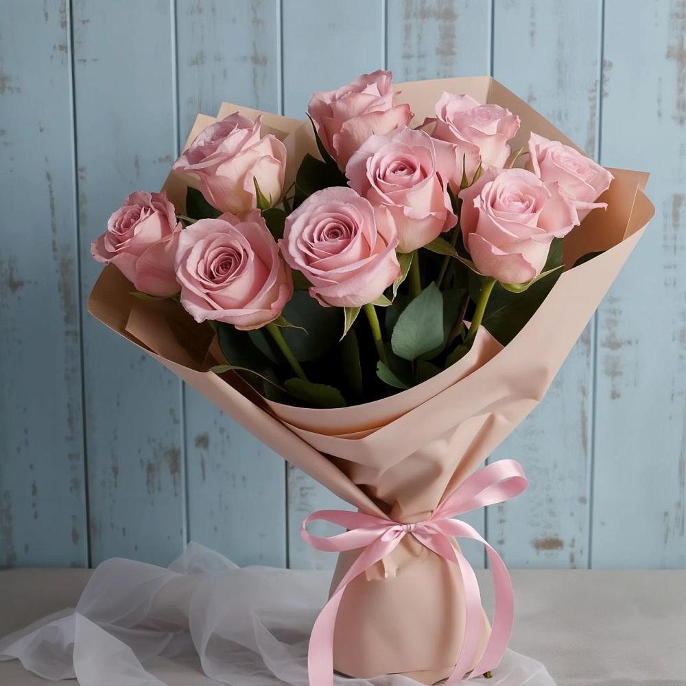 Букет цветов из: Розы в Верхнее Мячково