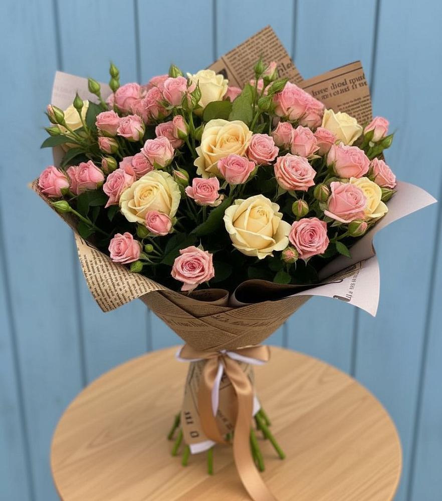 Букет цветов из: Розы в Верхнее Мячково