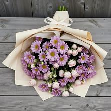 Букет цветов из:  Розы и Хризантемы в Верхнее Мячково