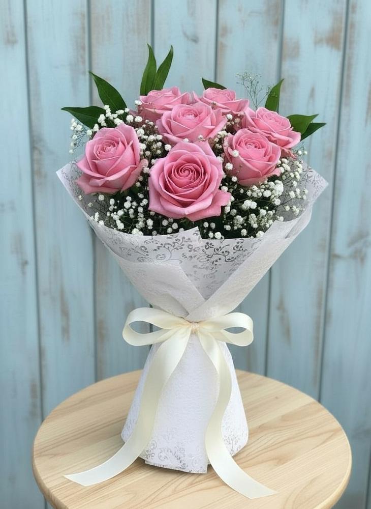 Букет цветов из: Розы в Верхнее Мячково