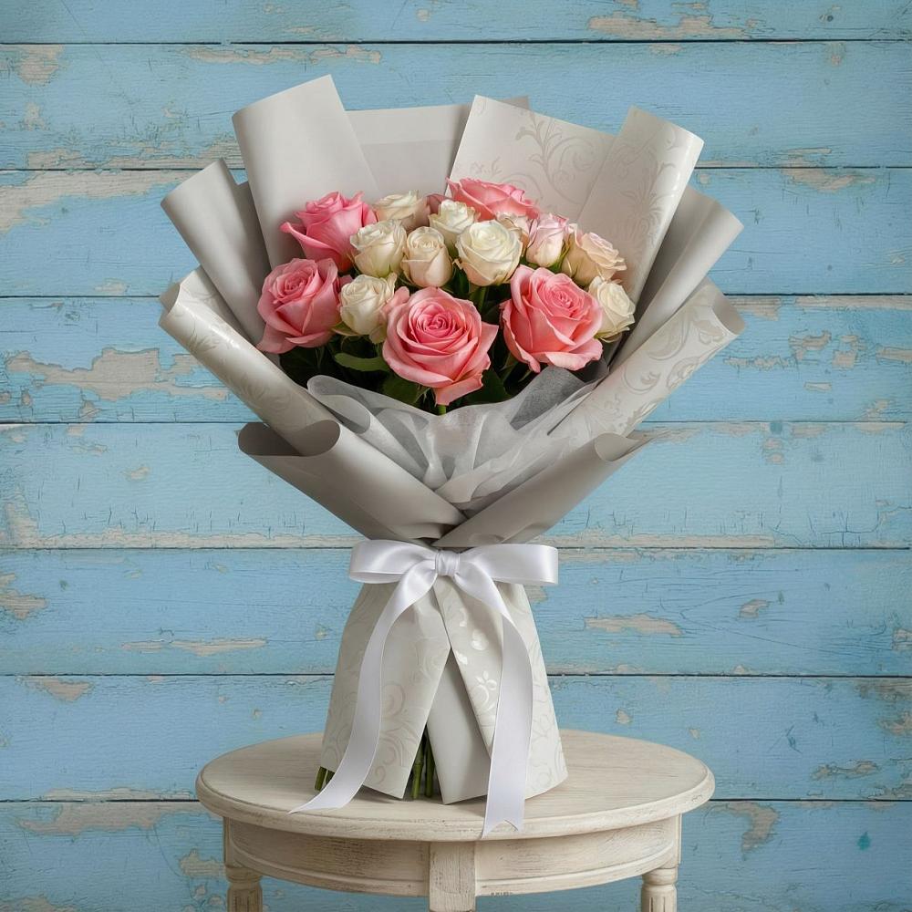 Букет цветов из: Розы в Верхнее Мячково