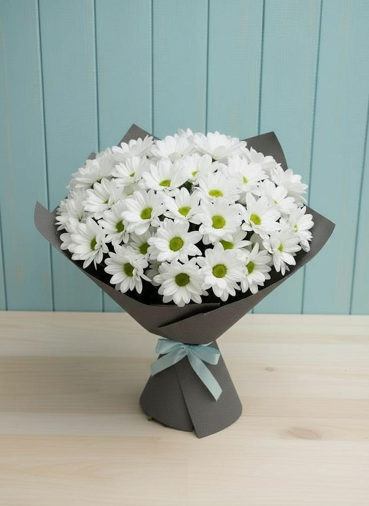 Букет цветов из: Хризантемы в Верхнее Мячково