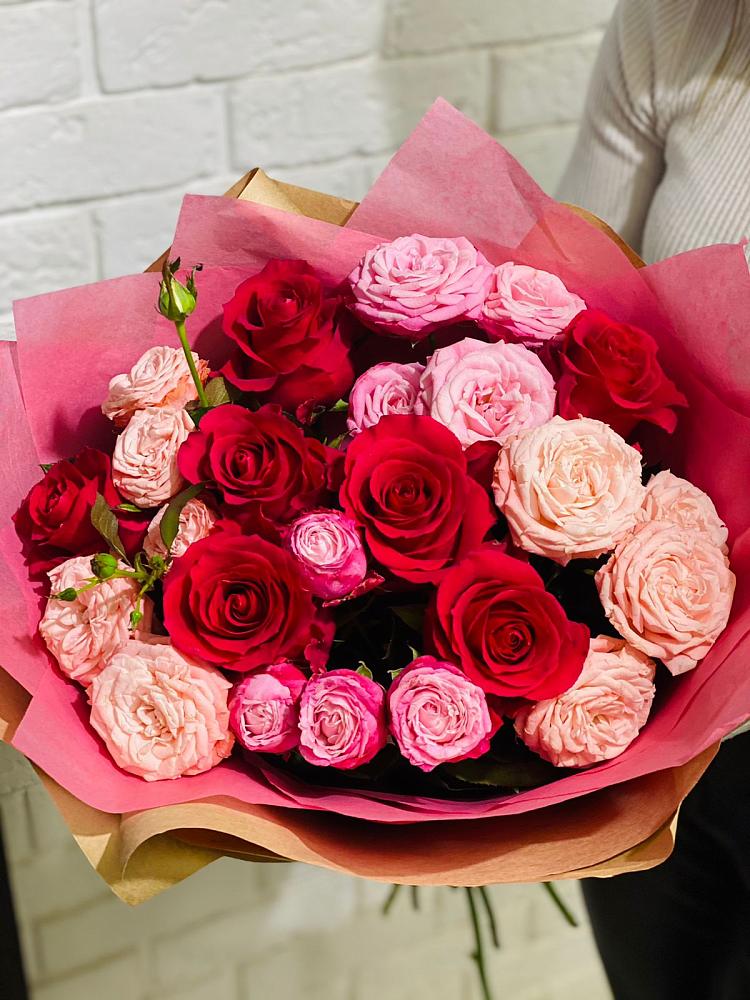 Букет цветов из: Розы в Верхнее Мячково