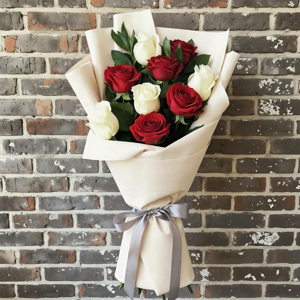 Букет цветов из: Розы в Верхнее Мячково