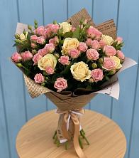 Букет цветов из:  Розы в Верхнее Мячково