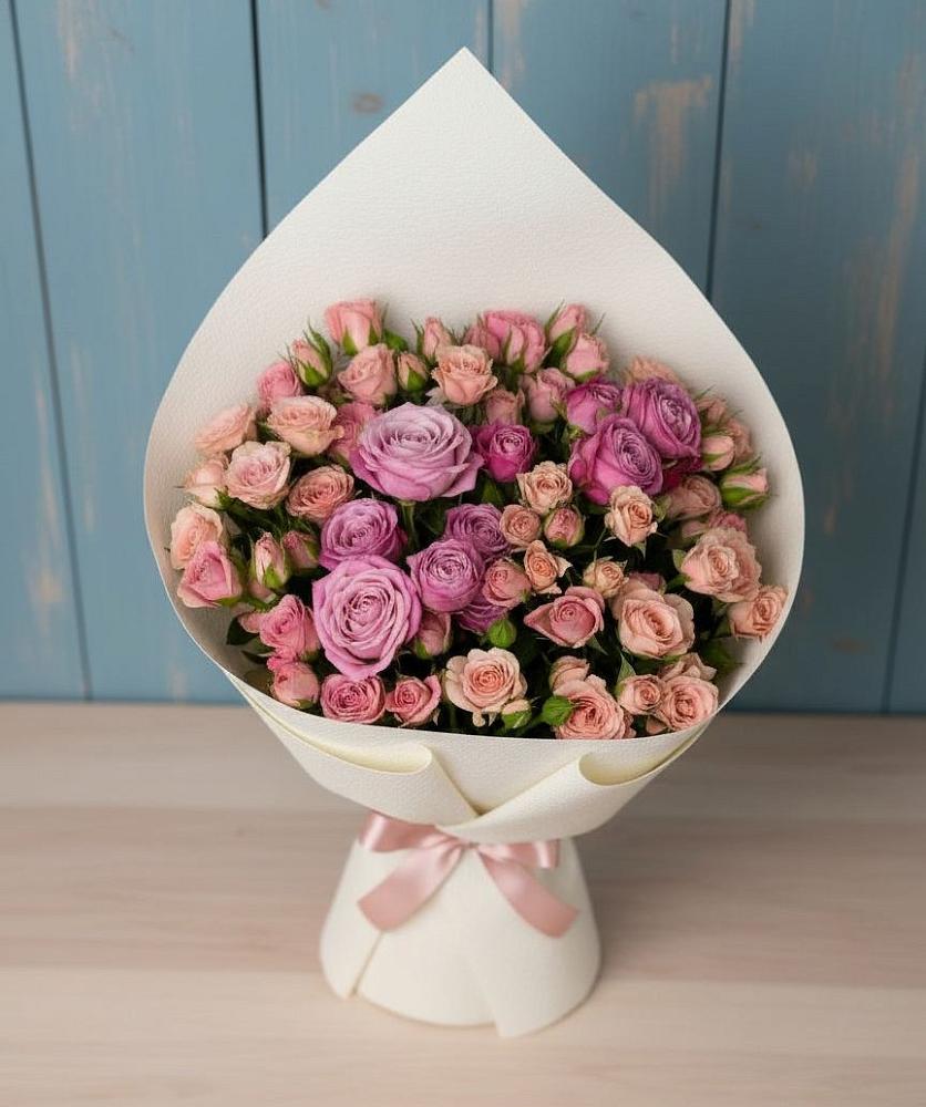 Букет цветов из: Розы в Верхнее Мячково