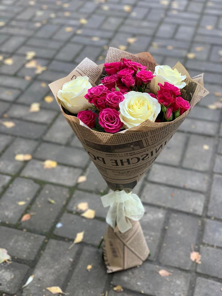 Букет цветов из: Розы в Верхнее Мячково