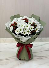 Букет цветов из:  Хризантемы #REPLACE_PRED# Верхнее Мячково