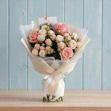 Букет цветов из:  Розы в Верхнее Мячково