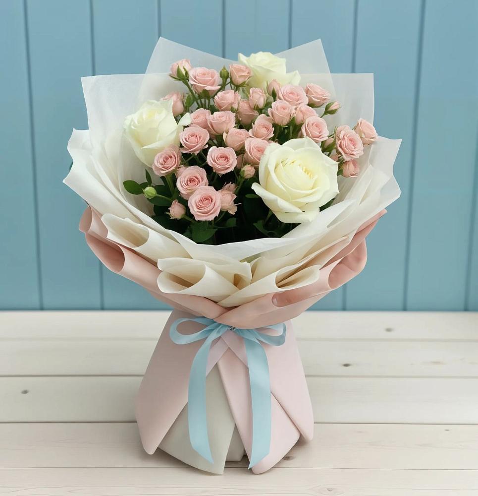 Букет цветов из: Розы в Верхнее Мячково