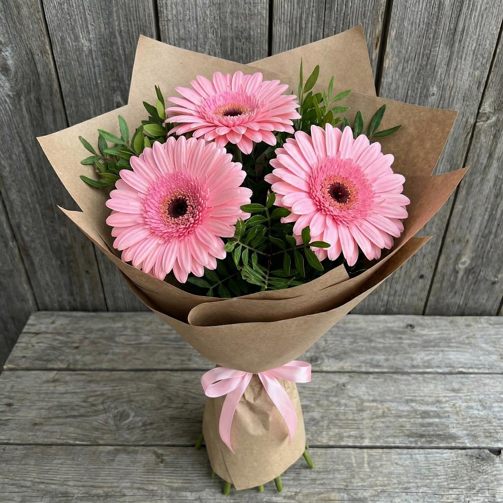 Букет цветов из: Герберы в Верхнее Мячково